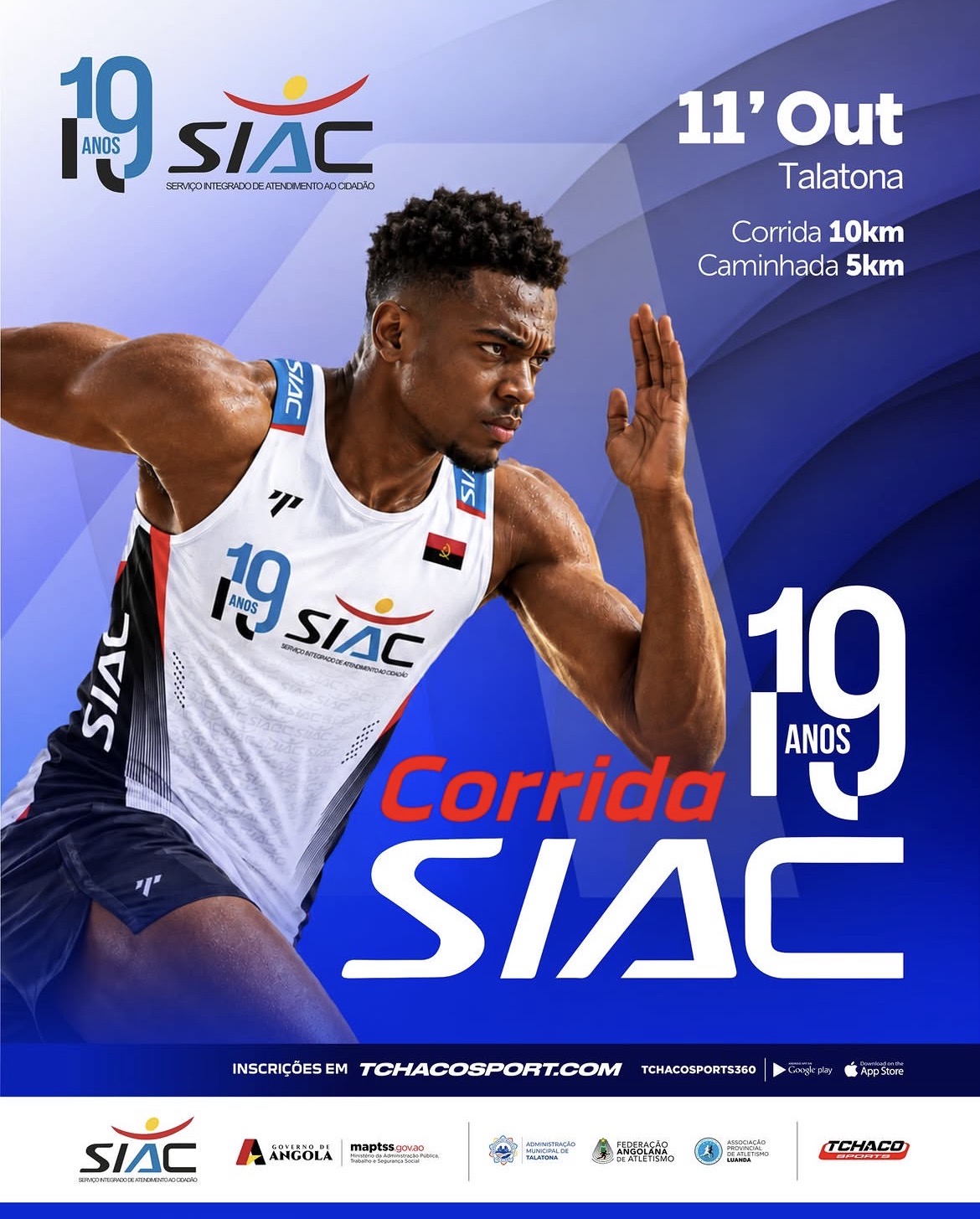 SIAC celebra 19 anos com corrida e caminhada em Talatona