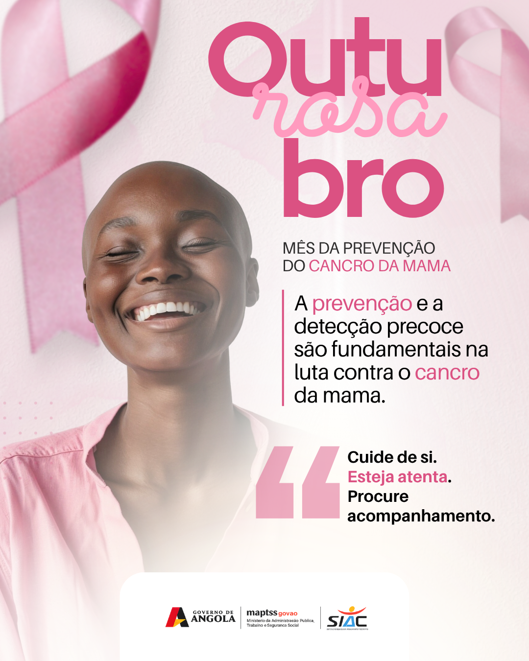 O SIAC – Serviço Integrado de Atendimento ao Cidadão associa-se ao movimento Outubro Rosa, uma iniciativa que reforça a importância da prevenção e do diagnóstico precoce do cancro da mama.